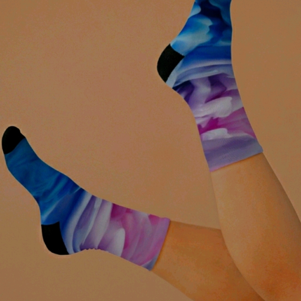 Custom Design DTG socks by Hydie's Custom Clothing